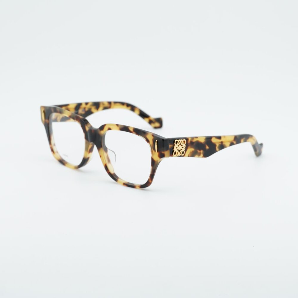 Loewe LW50091F 056 Eyeglasses Brown Havana 51mm Square Frame